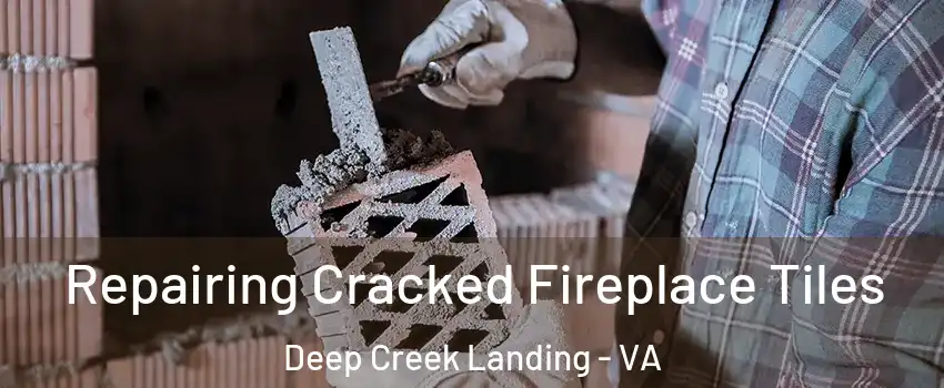 Repairing Cracked Fireplace Tiles Deep Creek Landing - VA