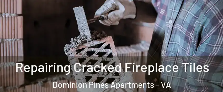 Repairing Cracked Fireplace Tiles Dominion Pines Apartments - VA