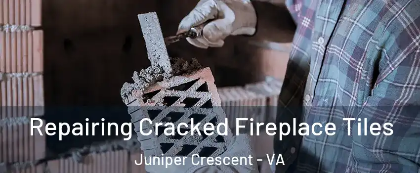 Repairing Cracked Fireplace Tiles Juniper Crescent - VA