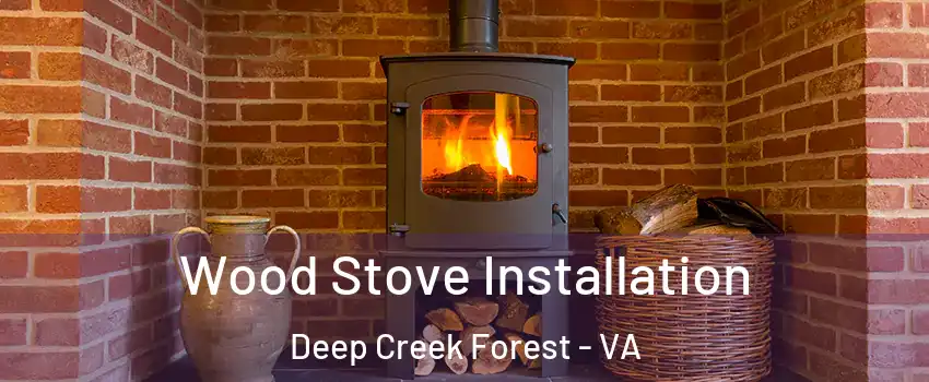 Wood Stove Installation Deep Creek Forest - VA